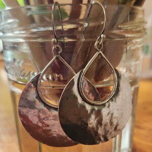 Silpada Crescent Drop Earrings, Silver